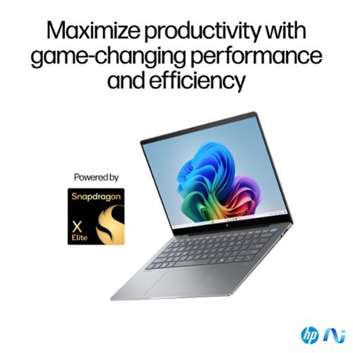 HP OmniBook X - Copilot+ PC - 14 2.2K Touch-Screen Laptop - Snapdragon X Elite - 32GB Memory - 2TB SSD - Meteor Silver BUY IN DUBAI