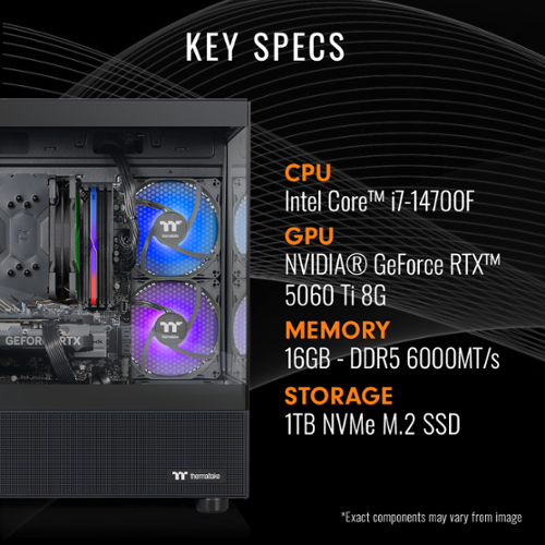 Thermaltake LCGS View i560T 170 Gaming Desktop Intel Core i7,16GB