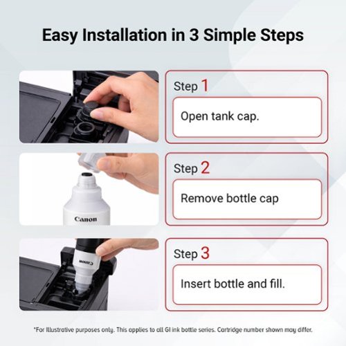 Canon MegaTank GI 26 Ink Bottle Pigment Black - Best Buy