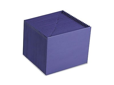 Smead - ColorVue Expanding File, 7/8" Expansion, A-Z Index, Letter Size, 21-Pocket, (70721) - Purple