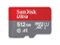 SanDisk - 512GB Ultra microSDXC A1 UHS-I/U1 Class 10 Memory Card with Adapter, Speed Up to 150MB/s (SDSQUAC-512G-GN6MA)-Front_Standard