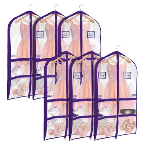 40"Clear Purple 6 Pack