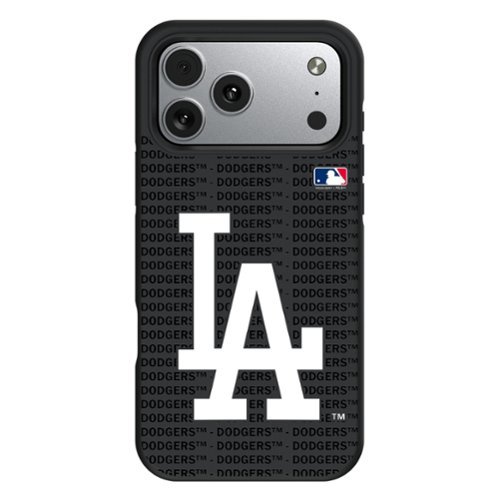 Keyscaper - MLB - Los Angeles Dodgers Personalized Bump Case with 8.2ft Drop Protection - 16 Pro Max - Multicolor-Front_Standard 