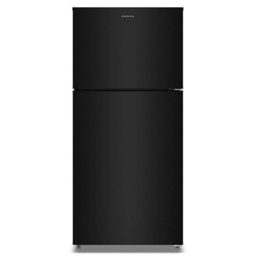 Amana - 30 in. Wide 19 cu. ft. Garage Ready Top-Freezer Refrigerator and - Black