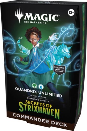 Wizards of The Coast - Magic: The Gathering Secrets of Strixhaven Commander Deck - Quandrix Unlimited-Front_Standard 
