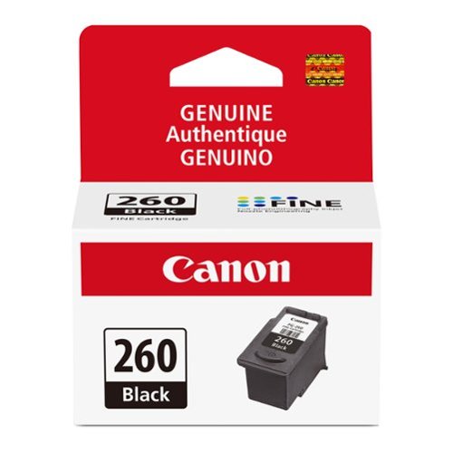 Canon - PG-260 Standard Capacity Ink Cartridge - Black-Front_Standard 
