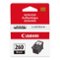Canon - PG-260 Standard Capacity Ink Cartridge - Black-Front_Standard