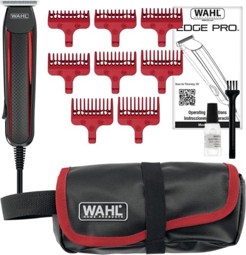 Wahl Edge Pro Corded Trimmer/Shaver - black GLOBAL SHIPPING