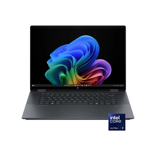 HP - OmniBook X Flip 16" 3K OLED Touchscreen 2-in-1 Laptop,Ultra 9 288V,32GB RAM,4TB SSD,Backlit Keyboard,Win 11 Pro - Gray-Front_Standard 