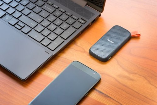 SanDisk 2TB External USB 3.2 Gen 2 Type C Portable SSD - Black WORLDWIDE DELIVERY