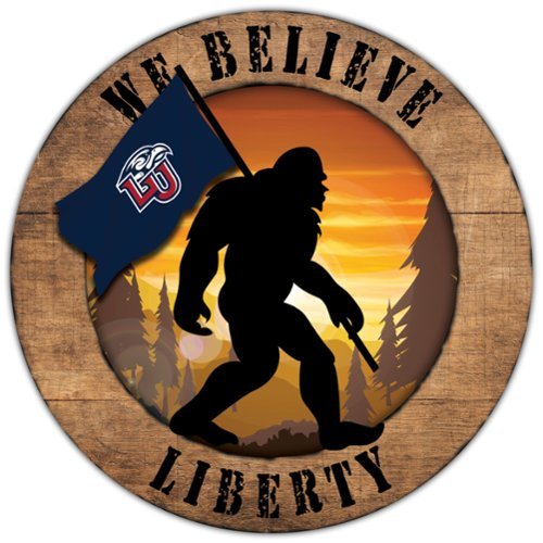 Fan Creations - Liberty Flames 12'' We Believe Bigfoot Circle Sign - Multicolor-Front_Standard 