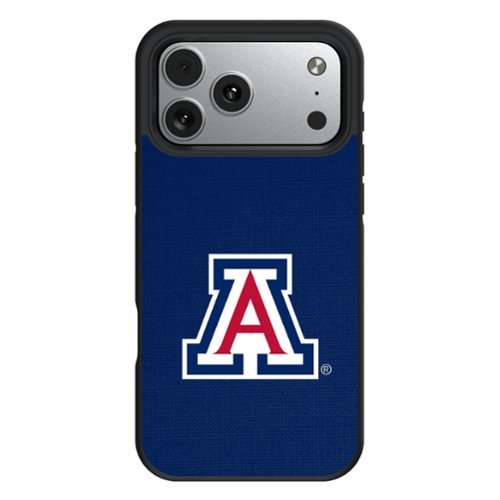 Keyscaper - NCAA - Arizona Wildcats Bump Case with 8.2ft Drop Protection - 16 Pro Max - Multicolor-Front_Standard 