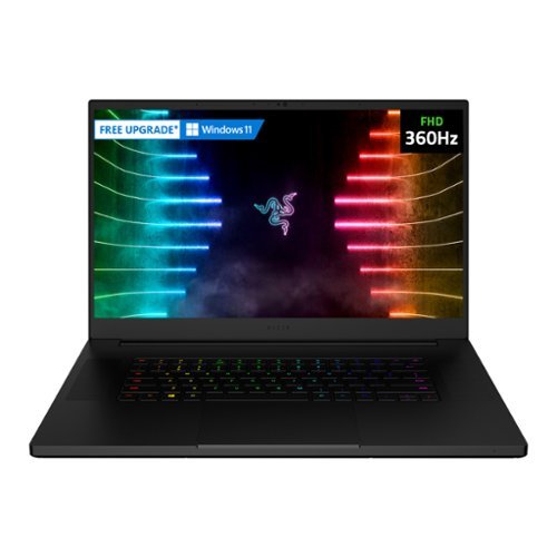 Razer - Blade 17 - 17.3" Gaming Laptop - FHD 360HZ - Intel Core i7-11800H - NVIDIA GeForce RTX 3080 - 32GB RAM - 1TB NVMe SSD - Black-Front_Standard 