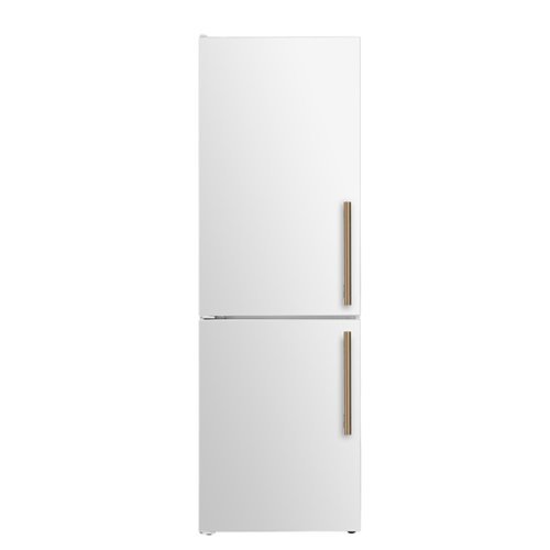 Forno Appliances - Custodia 10.3 Cu. Ft. 24" Counter-Depth Bottom Freezer Refrigerator with Left-Hinge Door and Total No Frost - White