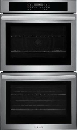 Frigidaire - 30" Built-In Double Wall Oven with Convection Bake and Air Fry - Stainless Steel