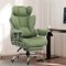 CloudRest Pro - 400lbs Heavy Duty Office Chair Fabric Wide Ergonomic Comfy Executive Chair - Green-Front_Standard