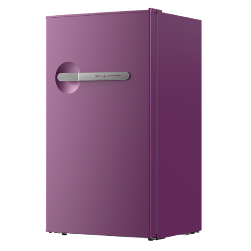 Frigidaire - 1.6 cu ft Compact Mini Fridge, Perfect for Home or Office, Retro Series, Plum, 3.2 cu ft - Purple-Front_Standard 