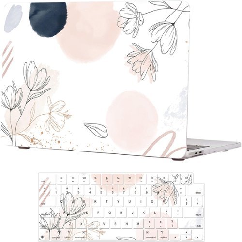 SaharaCase Hybrid-Flex Arts Case for Apple MacBook Pro 13 Laptops - White WORLDWIDE DELIVERY