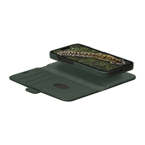 dbramante1928 New York Pebbled Leather Folio for Apple iPhone 15 Pro Max - Evergreen WORLDWIDE DELIVERY