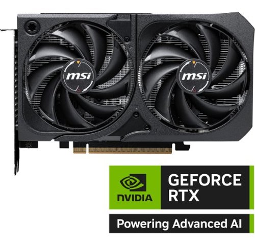 MSI NVIDIA GeForce RTX 5060 8G SHADOW 2X OC 8GB GDDR7 PCI Express Gen 5 Graphics Card - Black WHERE TO BUY