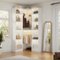 Aheaplus - Corner Closet Organizer: 12-Shelf + 2 Rods, 39.2" Corner Fit, Space-Saving Design (80" H) - White-Front_Standard