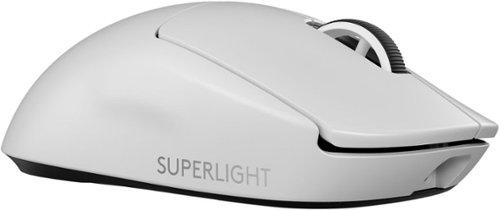 Logitech - PRO X SUPERLIGHT 2 SE LIGHTSPEED Lightweight Wireless Gaming Mouse with Optical HERO 2 Sensor 44 000 DPI - Wireless - Red