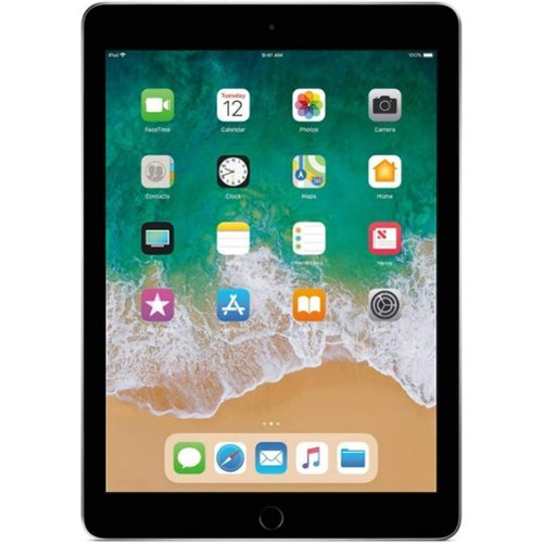 Refurbished Excellent iPad 6th Gen with Wi Fi only 32GB Apple 9.7