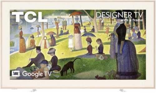  TCL - 55" Class A300L Designer Series 4K QLED TV with Ultra Matte Screen and Flush Wall Mount (2026)