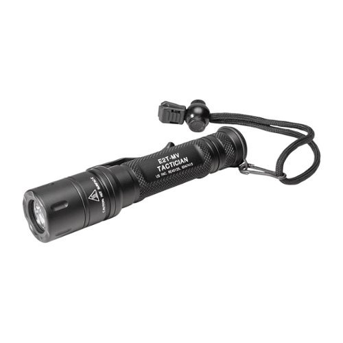 SureFire - E2T-MV Tactician High-Output LED Flashlight with Maxvision, Black-Front_Standard 