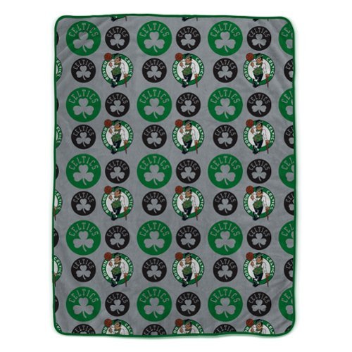 Pegasus - Boston Celtics 66" x 95" Oversized Logo Roll Ultra Cozy Blanket - Multicolor-Front_Standard 