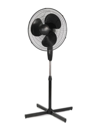 Black+Decker 18 Inch Pedestal Fan, Oscillating Fan for Home and