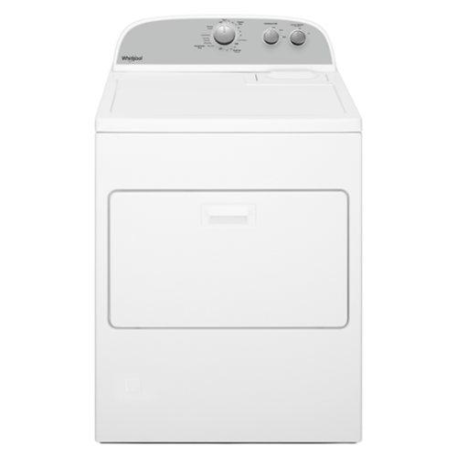  Whirlpool - 7 Cu. Ft. Electric Dryer with AutoDry Drying System - White