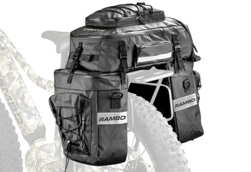  Rambo Bikes - Rambo Waterproof Triple Accessory Bag - Matte Black