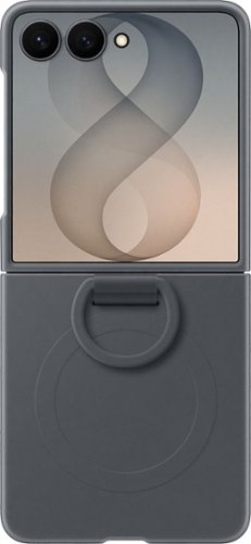 Samsung - Galaxy Z Flip8 Silicone Ring Magnet Case - Graphite