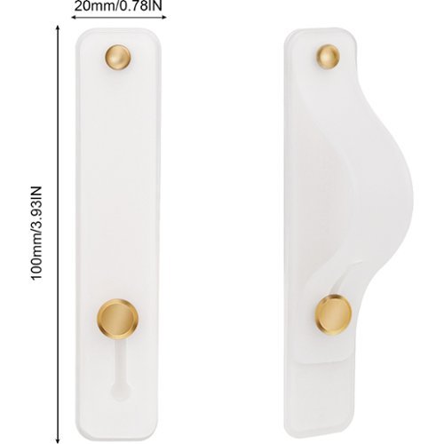 SaharaCase FingerGrip Cell Phone Holder Strap for Most Cell Phones - White WORLDWIDE DELIVERY