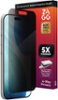 ZAGG - 4-Way Privacy XTR Glass Screen Protector for Apple iPhone 17 - Black-Front_Standard