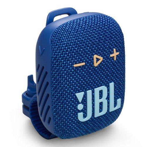 JBL - Wind 3S Slim Handlebar Bluetooth Speaker - Blue-Front_Standard 