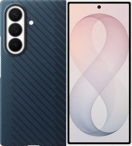Samsung - Galaxy Z Fold8 Ultra Carbon Magnet Case - Blue