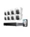 eufy - PoE NVR E41, 8×4K Turret Cams, 24/7 Recording, Up to 16CH, 2TB HDD, 122° FOV, Color Night Vision, AI Detection, Strobe - white + black + silver-Front_Standard