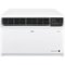 LG - 18,000 BTU 1,000 Sq. Ft. 230V Smart Window Air Conditioner - White-Front_Standard