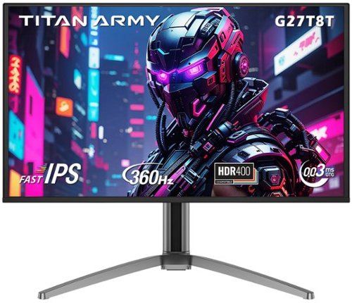 Titan-army - G27T8T 26.5 Gaming Monitor, 360Hz 2K 16:9 QD-OLED 0.03ms GTG FreeSync 95% DCI-P3 with HDR400  (DisplayPort, HDMI) - 360Hz 26.5inch OLED