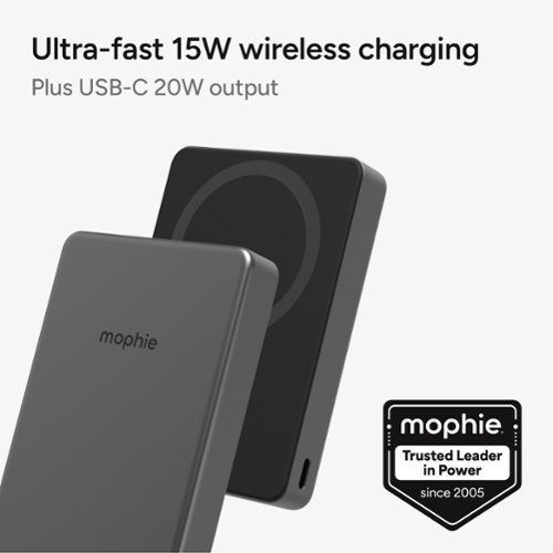mophie Qi2 Powerstation 10K Black 401118238 - Best Buy