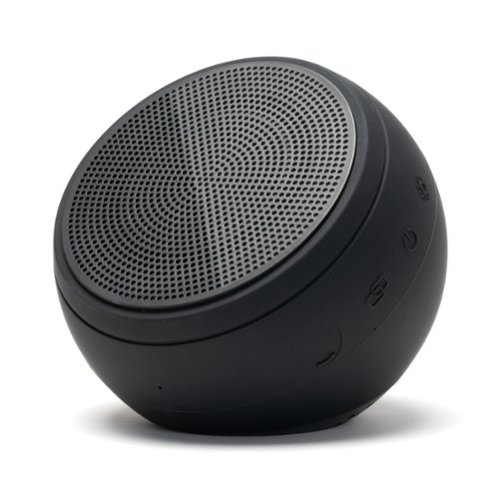 Speaqua Barnacle X Portable Waterproof Bluetooth Speaker with Built in Storage (2,000 songs) - Manta Ray Black GLOBAL SHIPPING