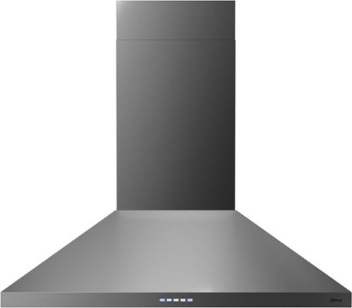 Zephyr - 36 inches - Convertible - Wall Range Hood - Black Stainless Steel