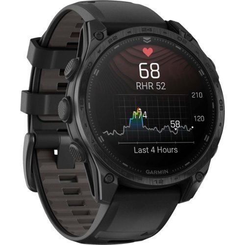 Garmin tactix 8 AMOLED GPS Smartwatch 47 mm Fiber-reinforced polymer with titanium rear cover - Black - (2025) WHERE TO BUY