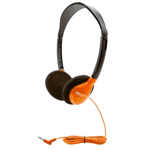 HamiltonBuhl - Personal On-Ear Stereo Headphone, Orange-Front_Standard 