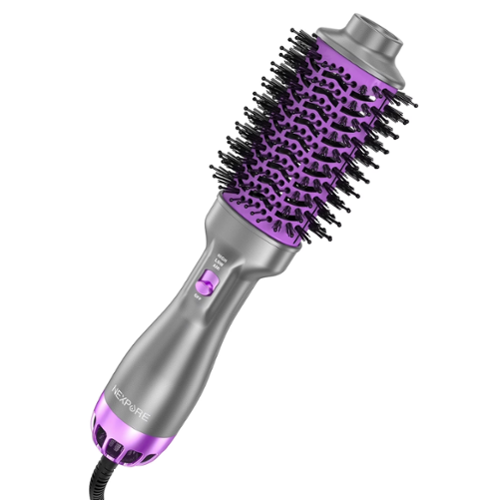 NEXPURE - Hair Dryer and Blow Dryer Brush in One, New Upgrade 4 in 1 Hair Dryer Brush with Negative Ion Anti-frizz Ceramic Titaniu-Front_Standard 