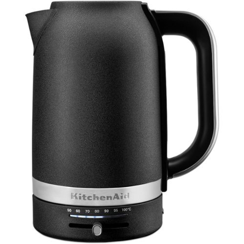 KitchenAid - 1.7 Liter Electric Kettle, Cast Iron Black