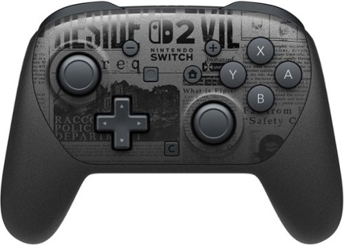 Nintendo Switch 2 Pro Controller Resident Evil Requiem Edition - Black WORLDWIDE DELIVERY