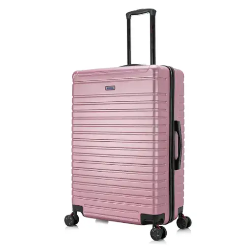 Front. InUSA - Deep lightweight hardside spinner luggage 28" - ROSE GOLD.